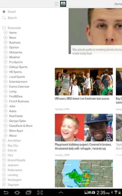 MLive.com android App screenshot 0